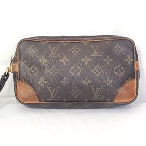 Louis Vuitton Brown Monogram Canvas Women's Spinner  Wristlet